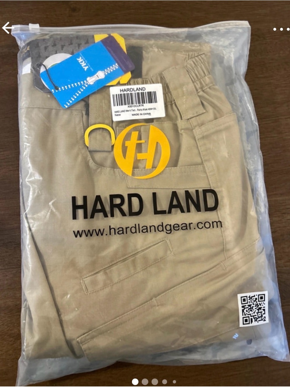 Hardland gear Men's Tactical Pants - Khaki new 40”Wx 30”L